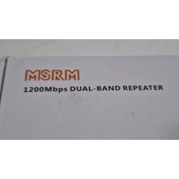 MSRM 1200MBS DUAL BAND REPEATER WI-FI SIGNAL & SPEED BOOSTER - Picture 2 of 5